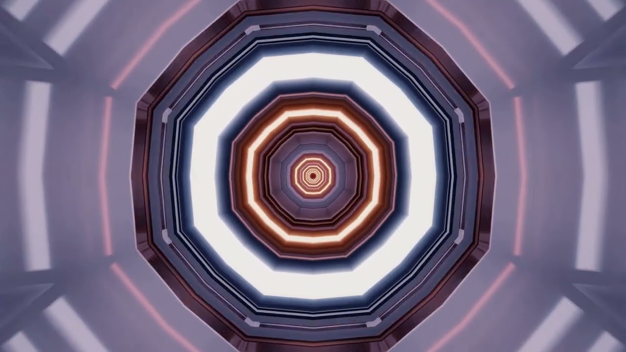 10 hours 4K UHD 60fps Screensaver Neon Tunnel VJ Loop for Windows 10 PC and Laptop Visuals