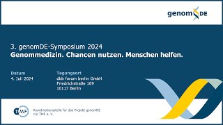 Drittes genomDE Symposium: Session 1 - Prof. Dr. Nataliya Di Donato