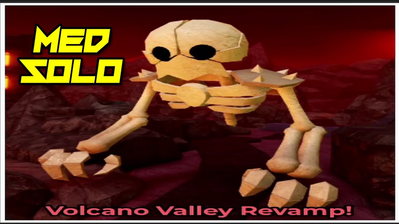 VOLCANO VALLEY REVAMP (SOLO) (Medium Mode) in Roblox Tower Heroes
