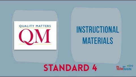 Quality Matters Standard 4