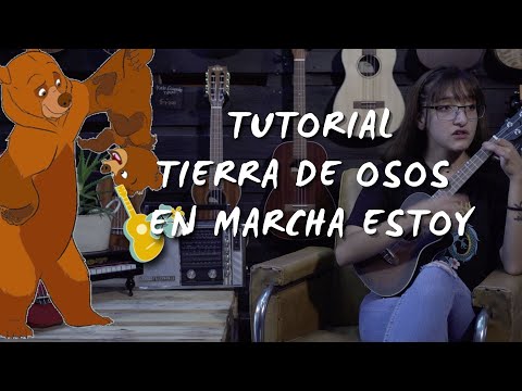 Como tocar nn marcha estoy con Ukulele - Uke Tutorial Disney - Tierra de osos