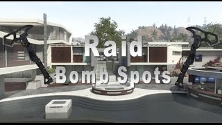 Raid S&D BomB Spots Tutorial