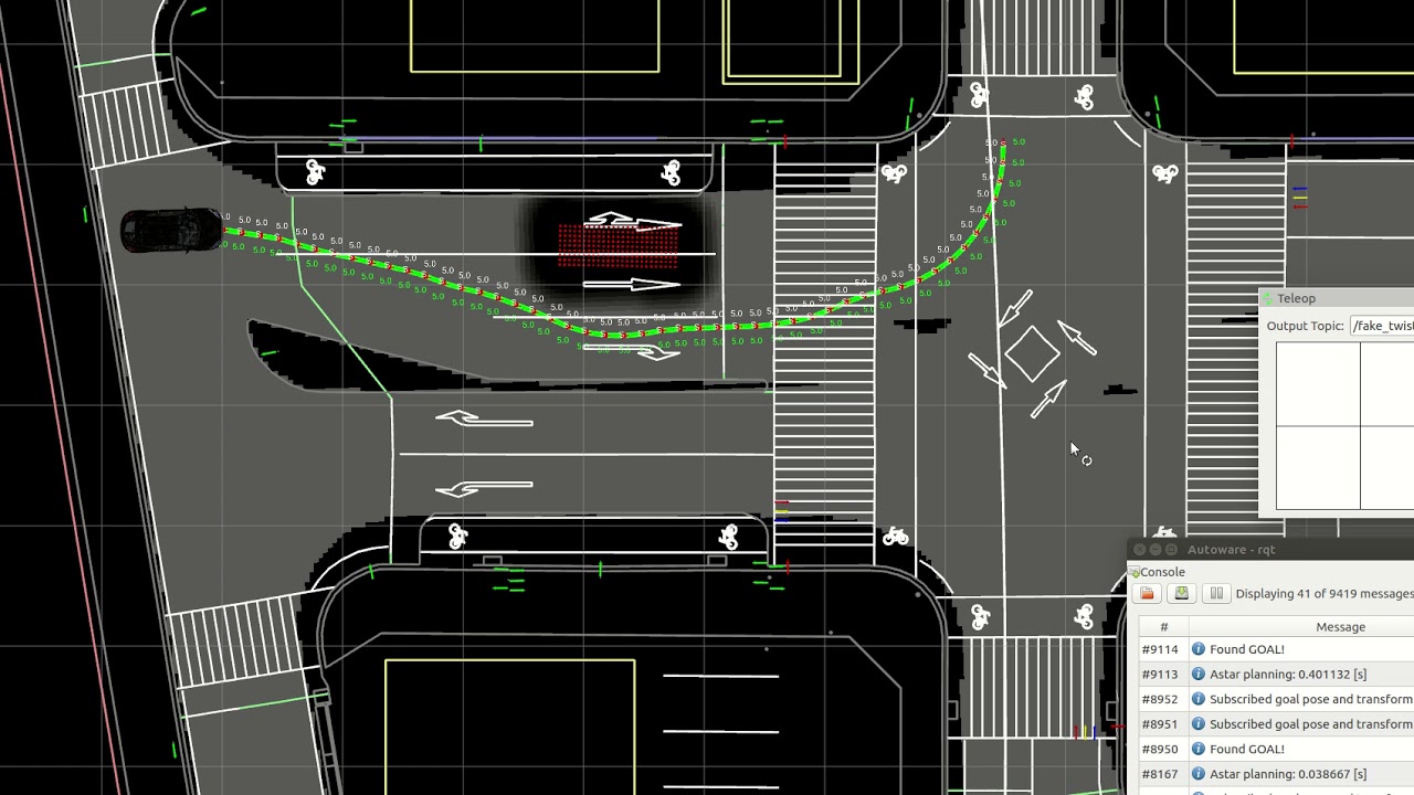 freespace planning algorithms - autoware universe... Autoware - Hybrid A*, freespace planning - YouTube