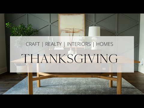 CRAFT INTERIORS - Happy Thanksgiving