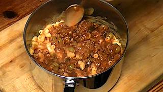 Can We Mix Spanish Hamburger Soup with Kraft Mac and Cheese Deluxe?