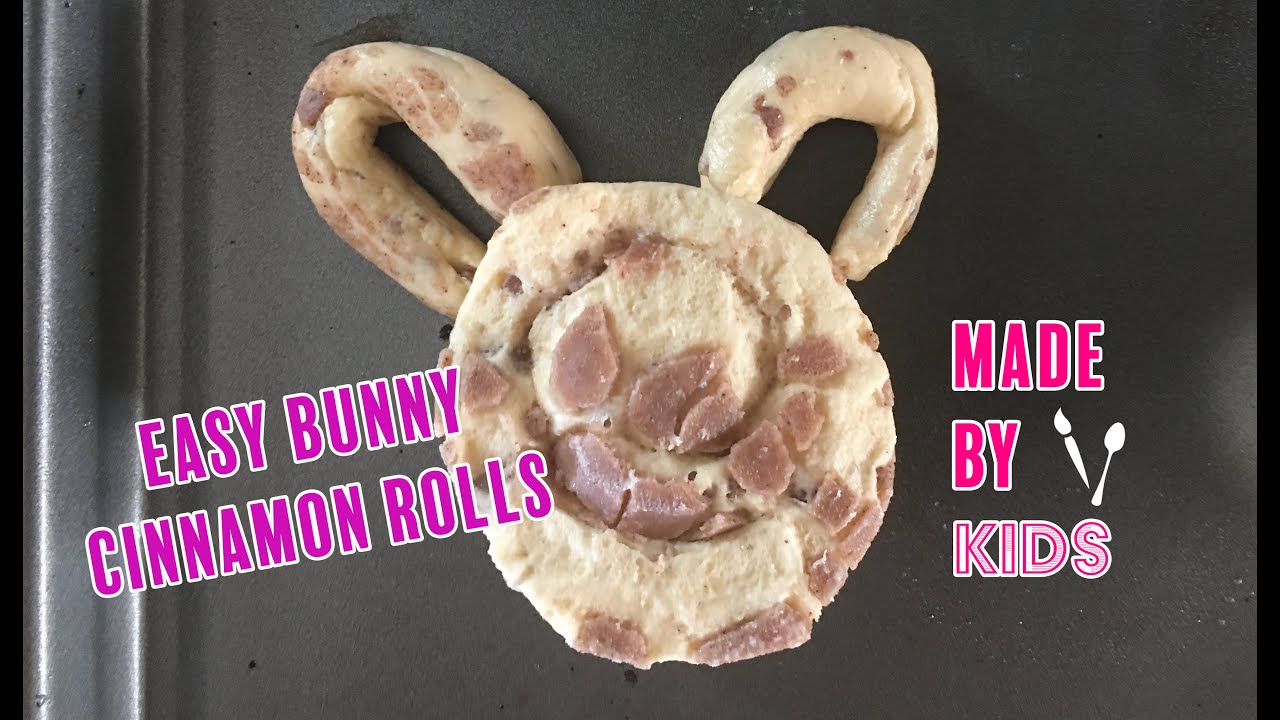 EASY EASTER BUNNY PILLSBURY CINNAMON ROLLS - BUNNY CINNAMON ROLLS ...