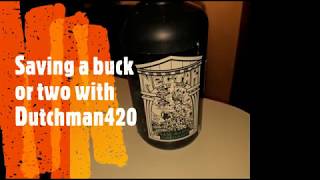 Saving Money when using the Nectar for the Gods regimen with Dutchman420