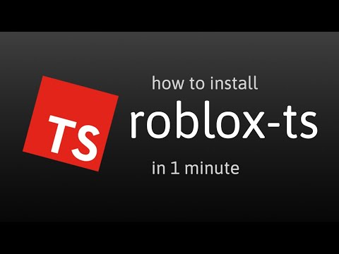 How to install roblox-ts in 1 minute