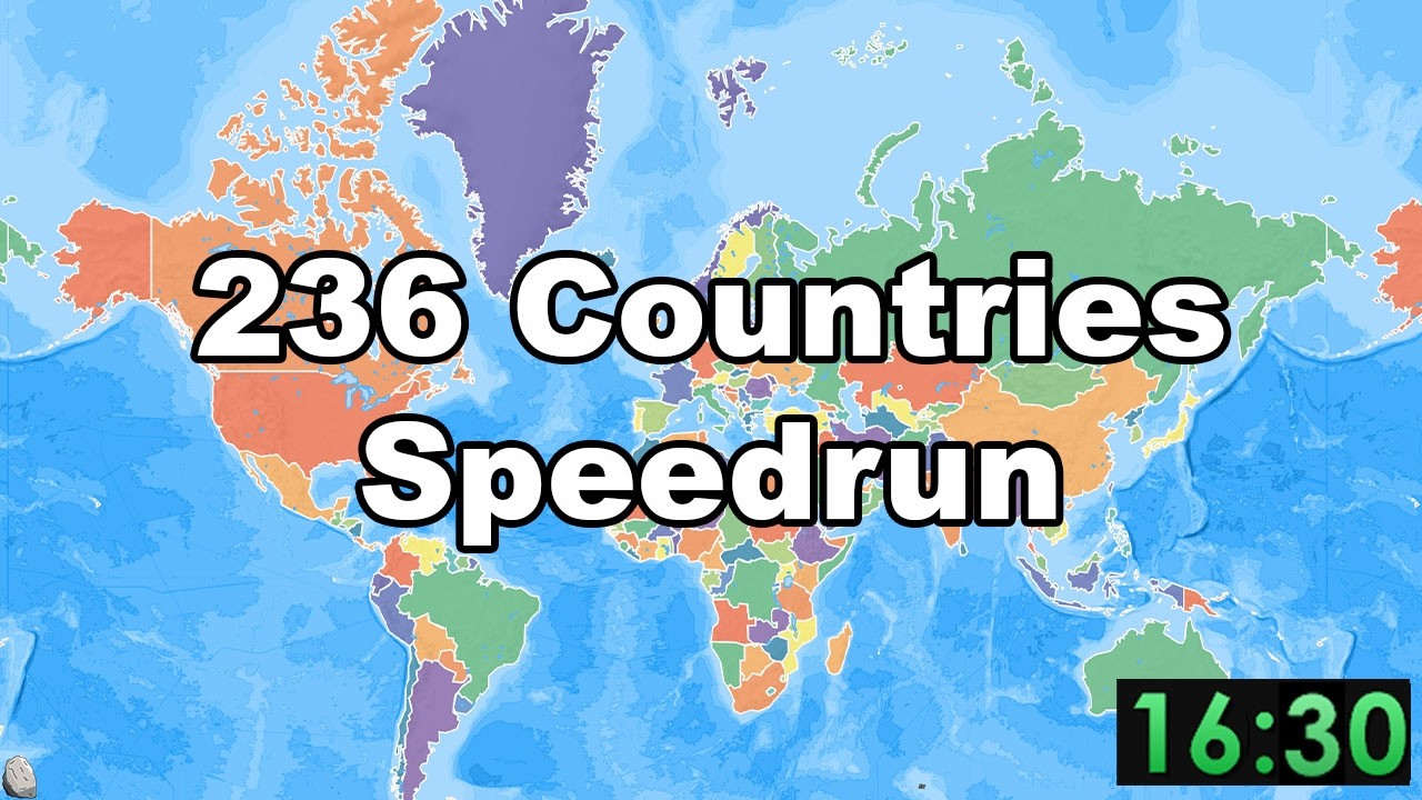 How Quickly Can I Find all the Countries in the World?