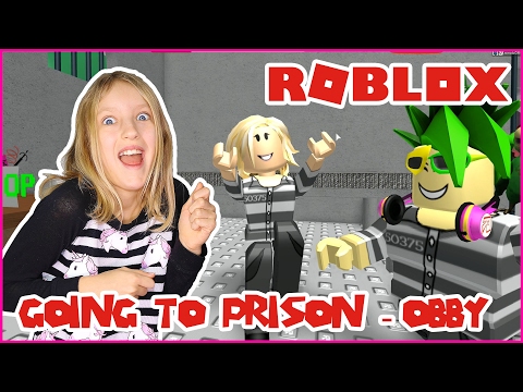 Going To Prison In An Obby Escape The Prison Rob The Bank Obby