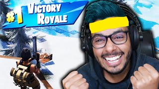 INDIAN NOOB'S FIRST SOLO FORTNITE WIN!!