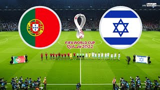 PES 2021 | Portugal vs Israel | FIFA World Cup 2022 Qatar Gameplay | Ronaldo vs Israel PES 2022 Mod