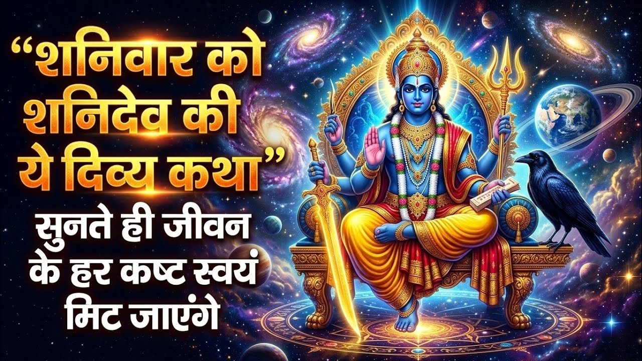 शनिवार के दिन यह चमत्कारी शनि कथा सुन लो | जीवन में कभी रोग और संकट नहीं आएंगे | Shanivar Vrat Katha