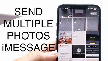 How To Send Multiple Photos On iMessage! (2023)
