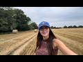 Harvest Vlog | Female Farmer Learning to Bale | Harvest Time on a UK Farm