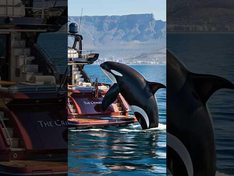 Brave Whale Saves A Ship From A Deadly Maelstrom! #animals #rescue #sealife