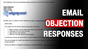 How to Respond to Objections in Emails