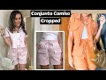 PARTE: 2 COSTURA CAMISA CROPPED ROSA ROMANTICO