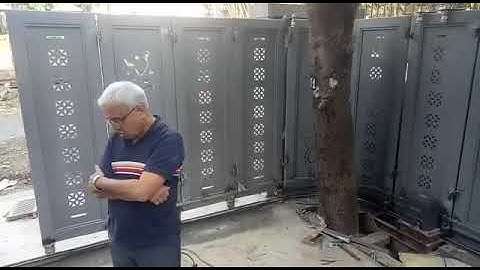 90 degree sliding gate automation done by Krishna home automation +919016042525