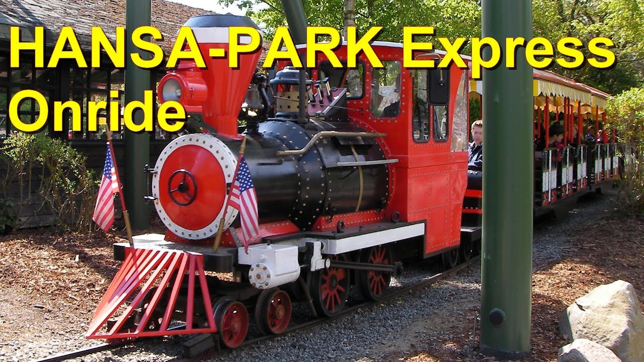 HANSA-PARK Express Onride (FULL HD) – Hansapark Parkeisenbahn Rundfahrt – Park Video Hansa Park