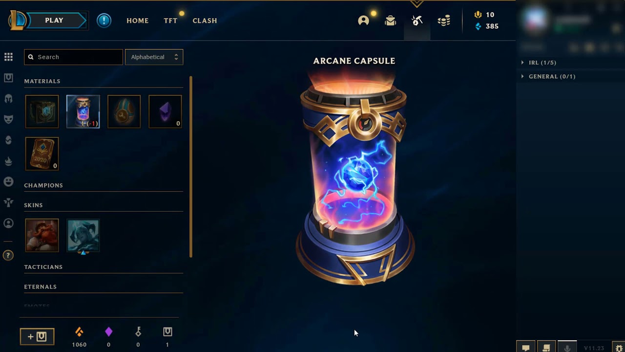 ARCANE CAPSULE OPENING REALITY