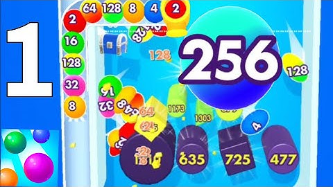 @jellymergegames  - Bounce Merge 2048 (Unlocked 256) Part 1 All Levels Gameplay #cutiepie22yt