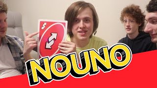 UNO but the reverse card means “NO U”