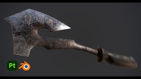 High-quality Tactical Axe 3D Model – Game and Animation Ready