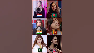 Manike Mage Hitge Battle By Emma Heesters Simrin Lubaba Aish Yohani Sofia Kaif Aastha Dahal 