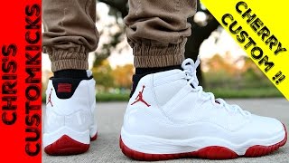 jordan cherry 11 high top