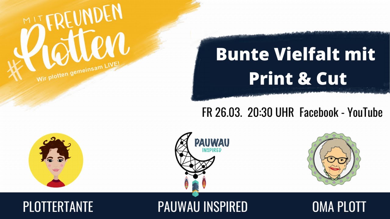 Bunte Vielfalt mit Print & Cut