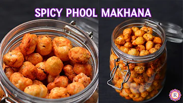 Spicy Phool Makhana | Roasted crispy & TASTY phool makhana | Healthy Evening Snacks Recipes