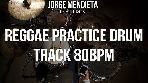 REGGAE DRUM TRACK - 80 BPM
