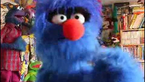 Blue Monster with Blinking eyes