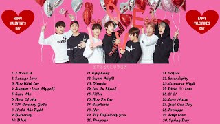 BTS - Valentine's Day Playlist [Love Songs] (Chill/Relax/Sleep) 2021