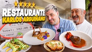 COMIENDO en el RESTAURANTE de KARLOS ARGUIÑANO 👨‍🍳 +14 PLATOS *EL CHEF MÁS VIRAL DE LA TV*