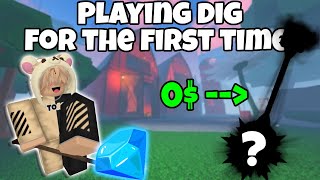 I Tried Roblox Dig ⛏️ for the First Time… and This Was My Experience!😲