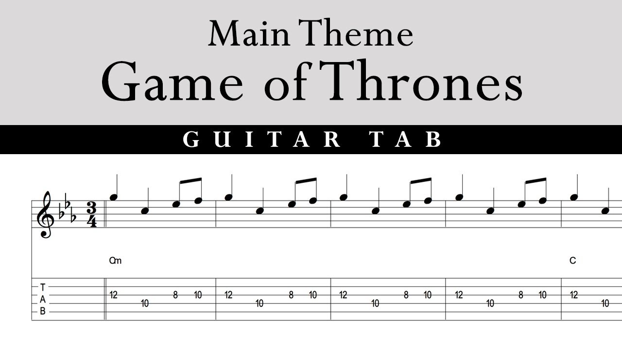 Game Of Thrones Theme - Guitar Flash 3 Jogue