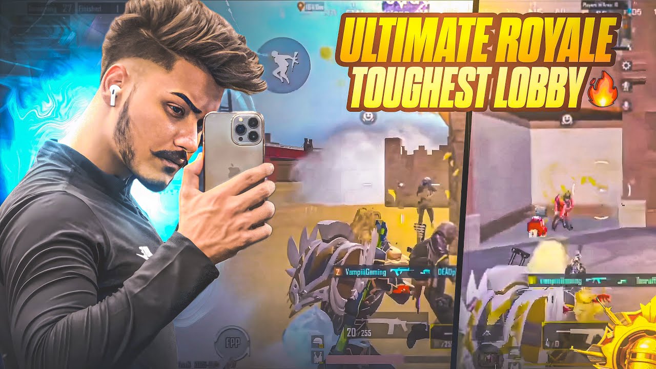 Vampiii Gaming Playing Toughest Lobby [ Ultimate Royale ]🔥🔥1v4 Intense ...