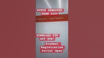 Bteup Semester Exam 2025 bteup exam Form 2025 Update Polytechnic enrolment