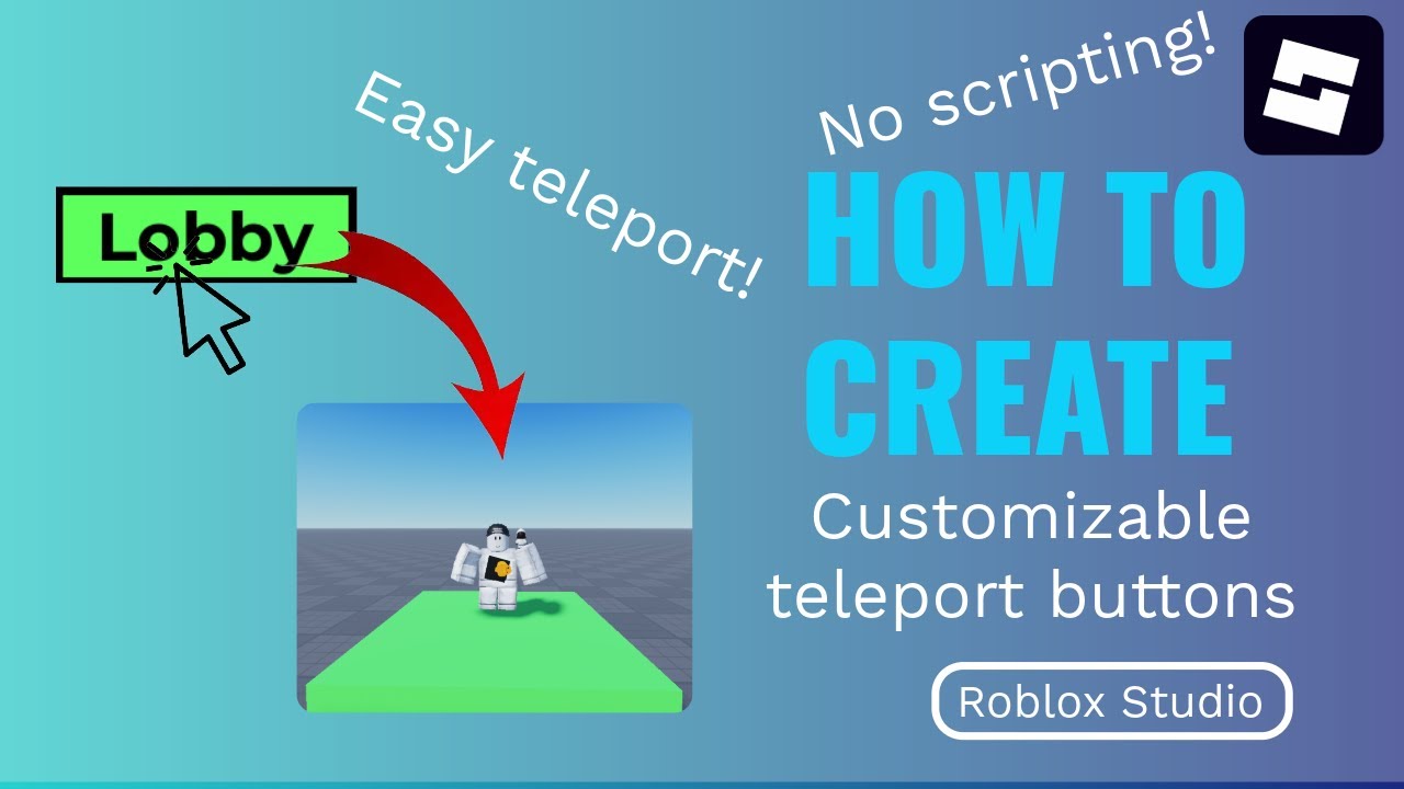 How to Create a Fully Customizable Teleport System in Roblox Studio ...