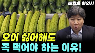 아삭하고 시원하고 갈증 해소의 효과 만점인 오이! '하지만' 내가 오이를 못 먹는 건 다 '이것'때문?!(배한호 원장) #건강 #오이 #갈증해소