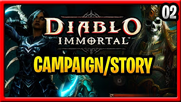 Diablo Immortal Closed Beta Gameplay Campaign and Story Part 2 Necromancer