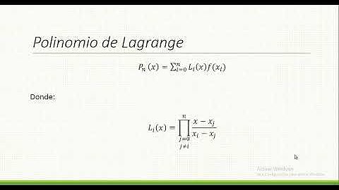 Polinomio de lagrange en Python