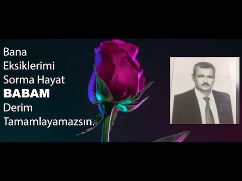 BABAN GİDERSE, Can YÜCEL... BABAN GİDERSE;Öpülecek elin gider,Bayram gider…