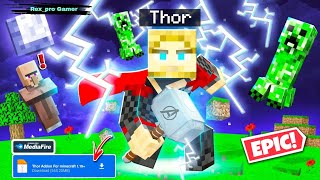 THOR ADDON FOR MINECRAFT POCKET EDITION 1.19+ | Minecraft PE THOR ADDON | MCPE AVENGERS Addon screenshot 5