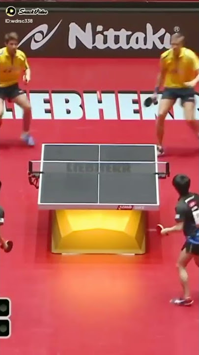 Aksi Memukau Pemain Double Tenis Meja Tingkat Dunia #Shorts