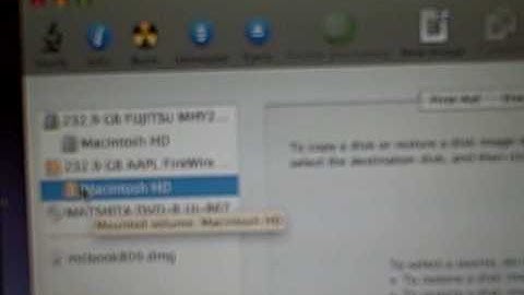 How to image a Mac using Firewire connected to another Mac