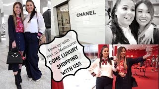 COME LUXURY SHOPPING WITH @MELINMELBOURNE 💸 | Melbourne Vlog #3