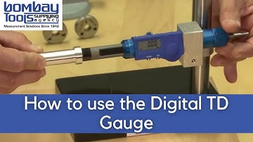 How to use the Digital Thread Depth Gauge | Bombay Tools